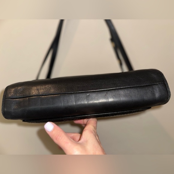 ❌hold❌ Bally Leather Croc-Embossed | 3 way Bag | Leather Lined | Vintage - Picture 7 of 16